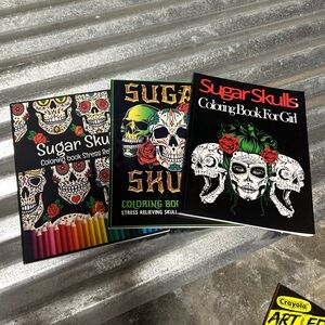3 +1 sugar skull coloring books: coloring book for adult coloring books HV102